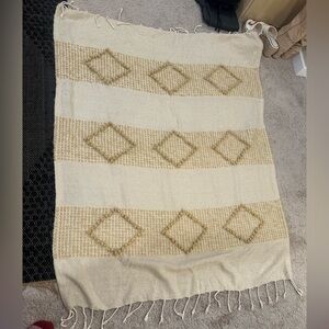 URBAN OUTFITTERS Boho Throw Blanket with Tassels